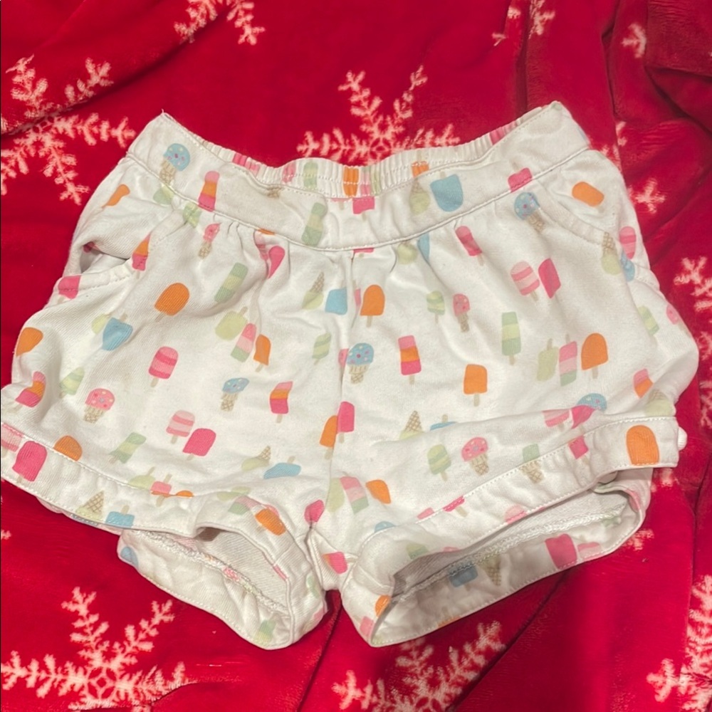Colorful Ice Cream Print Women's Shorts